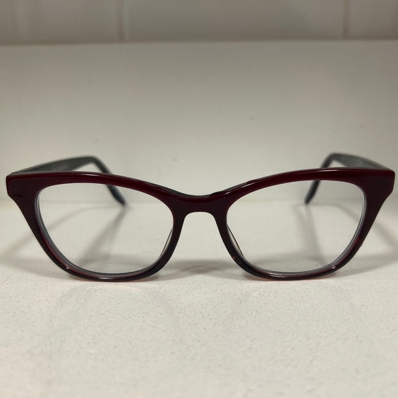 Barton Perreira Nina Glasses Frames Oxblood - Picture 1 of 5